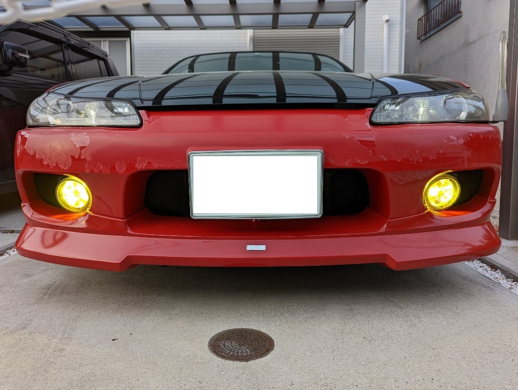 S15 シルビア ヴァリエッタ 平成13年式 GF-S15改に取り付け／フォグ用