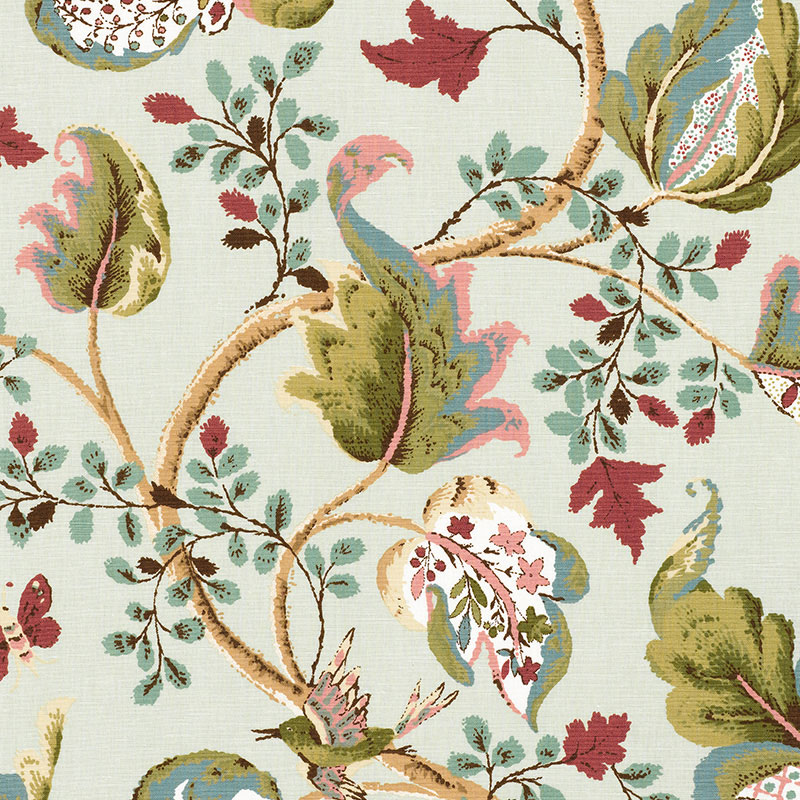 Fox Hollow - Multi On Flannel Wallpapers | Schumacher