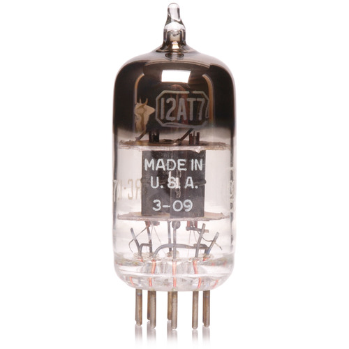 Early 1950's JRC RCA 12AT7, Black Plate - Military Stock