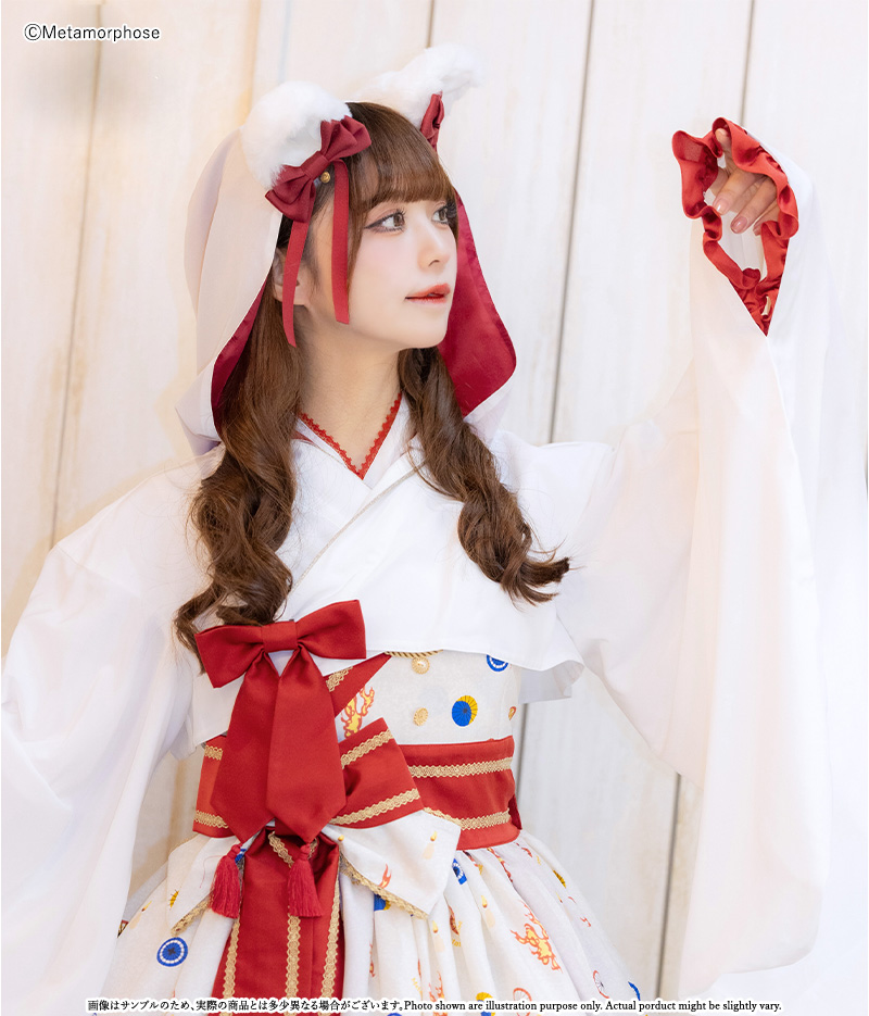 フード付き着物袖ボレロ | metamorphose temps de fille - gothic