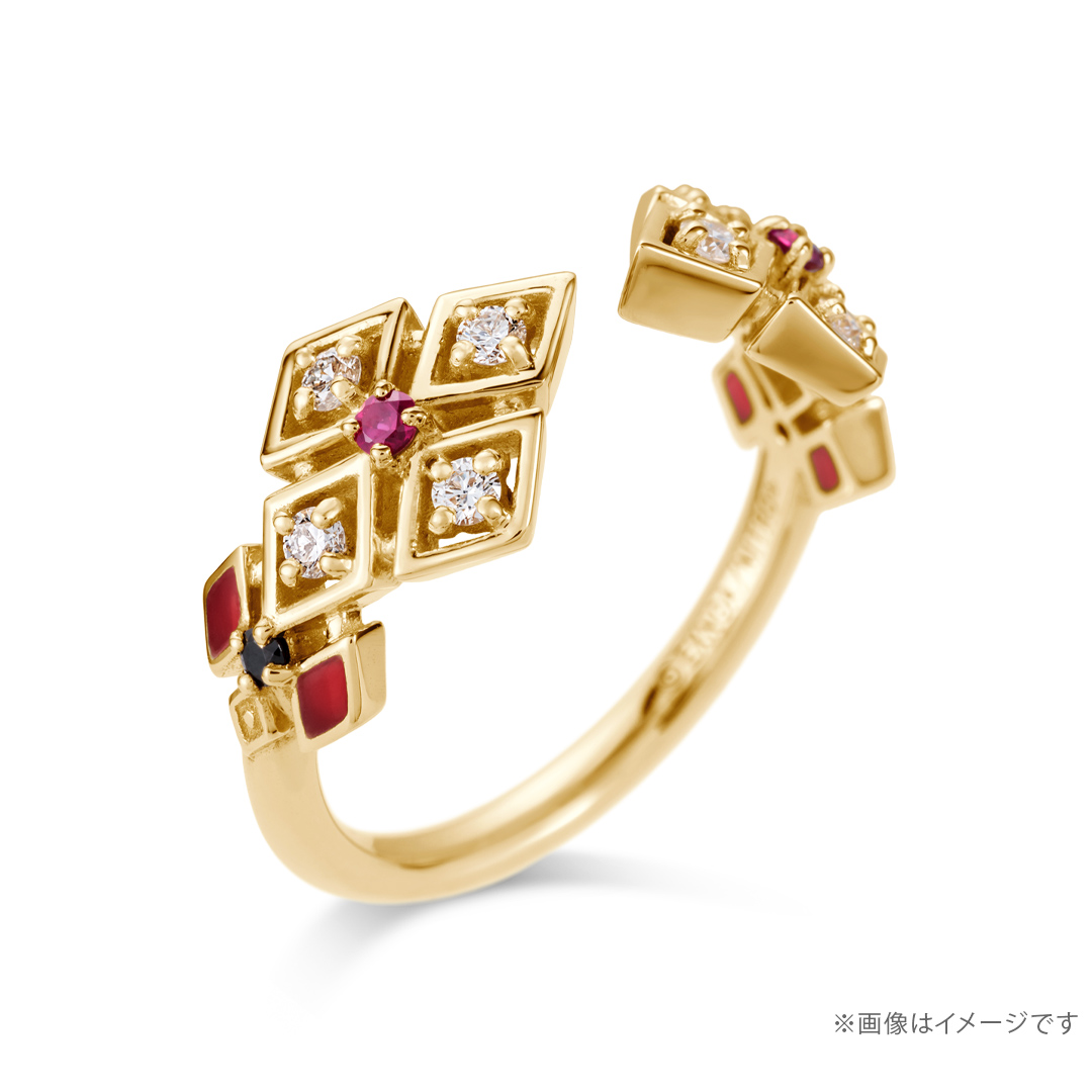 フォークリング「加州清光」 K18イエローゴールド 刀剣乱舞ONLINE|U