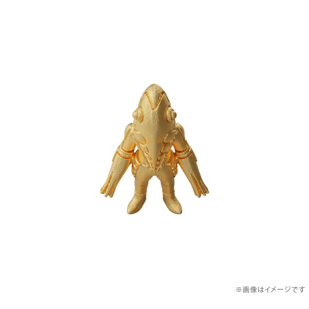 ≪300体限定≫【メトロン星人】純金ミニフィギュア ウルトラマン|U