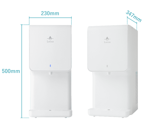 litta（リッタ）のサイズと設置に必要なスペースを教えてください