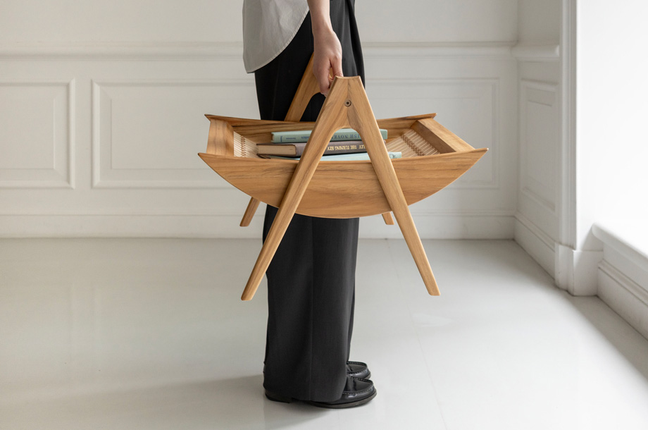 ☆マルニ木工 マガジンラック 地中海シリーズ サイドテーブル maruni