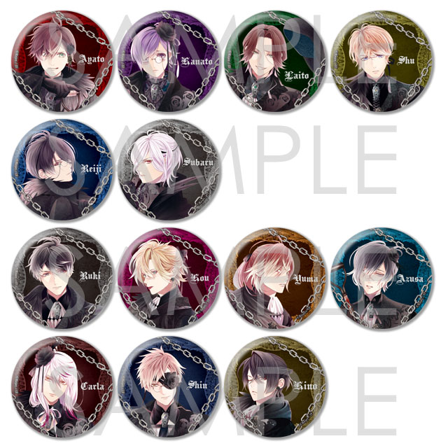 DIABOLIK LOVERS 桎梏†霊園 ビッグ缶バッジ | 乙女向け通販サイト