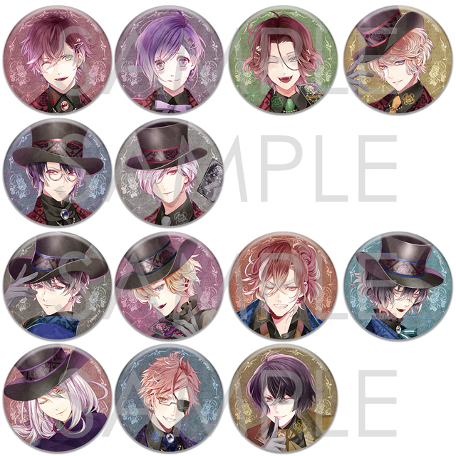 DIABOLIK LOVERS 闇夜のローズパーティ ビッグ缶バッジ | 乙女向け通販