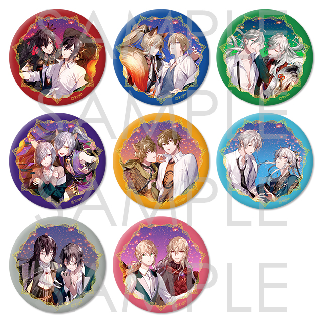 幽幻ロマンチカ 秘めたる闇夜の魔灯篭 ビッググリッター缶バッジ