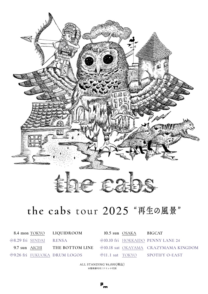 the cabs、ワンマン・ツアー[the cabs tour 2025 