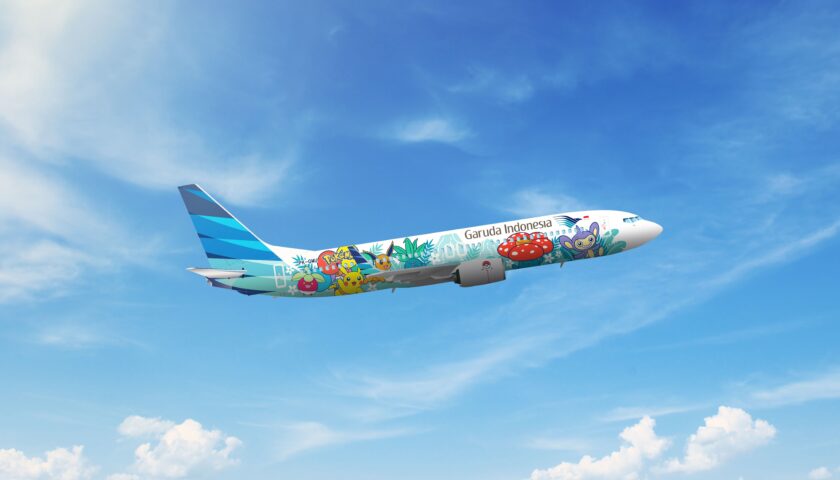 ガルーダインドネシア航空、2機目の「ピカチュウジェットGA」もB737