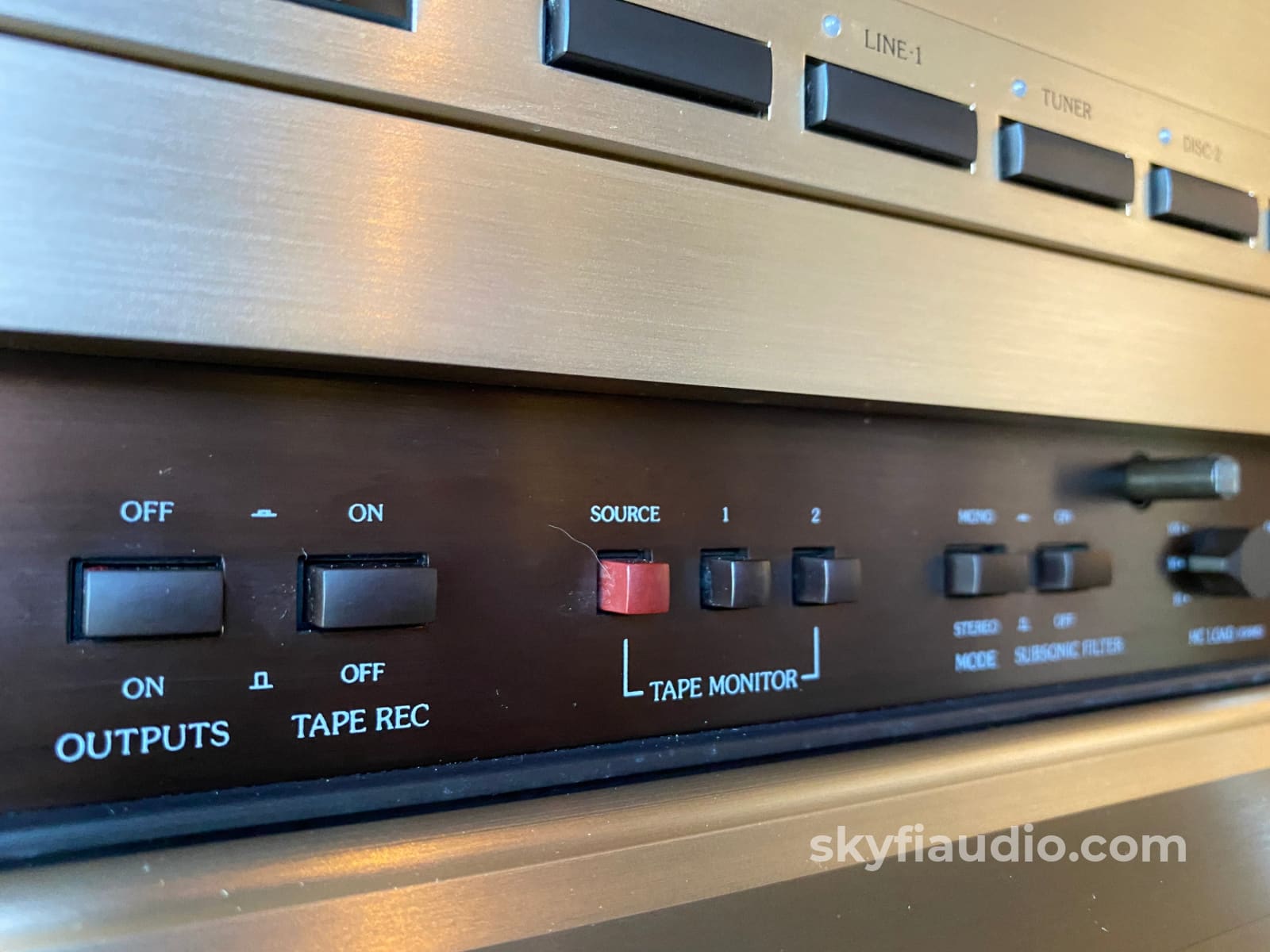 Accuphase C-222 Analog Preamp with Dual Phono - Japanese Gold!