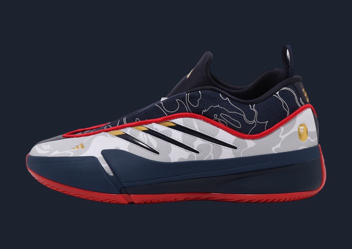 2024年8月発売BAPE x adidas Dame 9 “Olympic” | Shot Clock