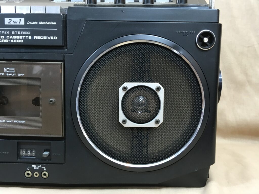 スーパースコープ CRS-4800 – ダブルカセットの先駆けか | 【昭和