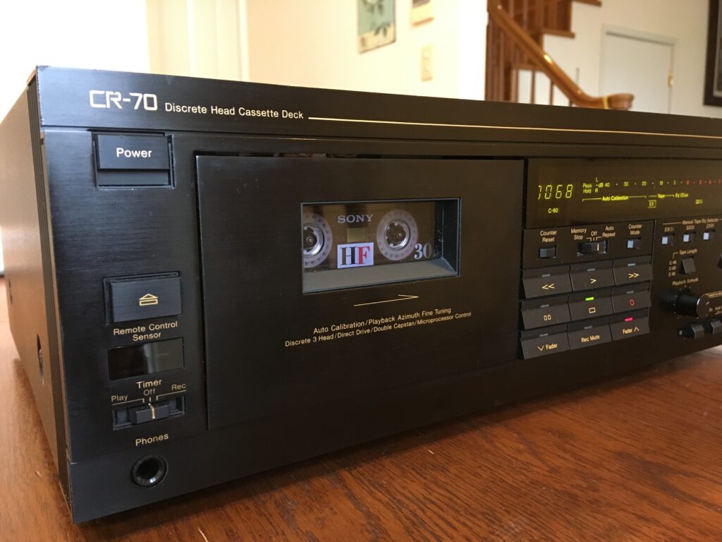 ナカミチ CR-70 – 自動キャリブレーションで最高の録音を | 【昭和