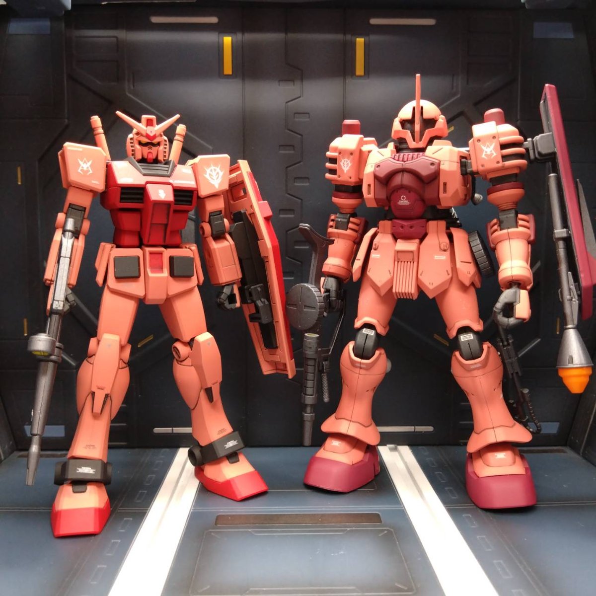 HGUCでシャア専用ヅダを塗装制作♪】 メビウスの宇宙から越えて！赤い