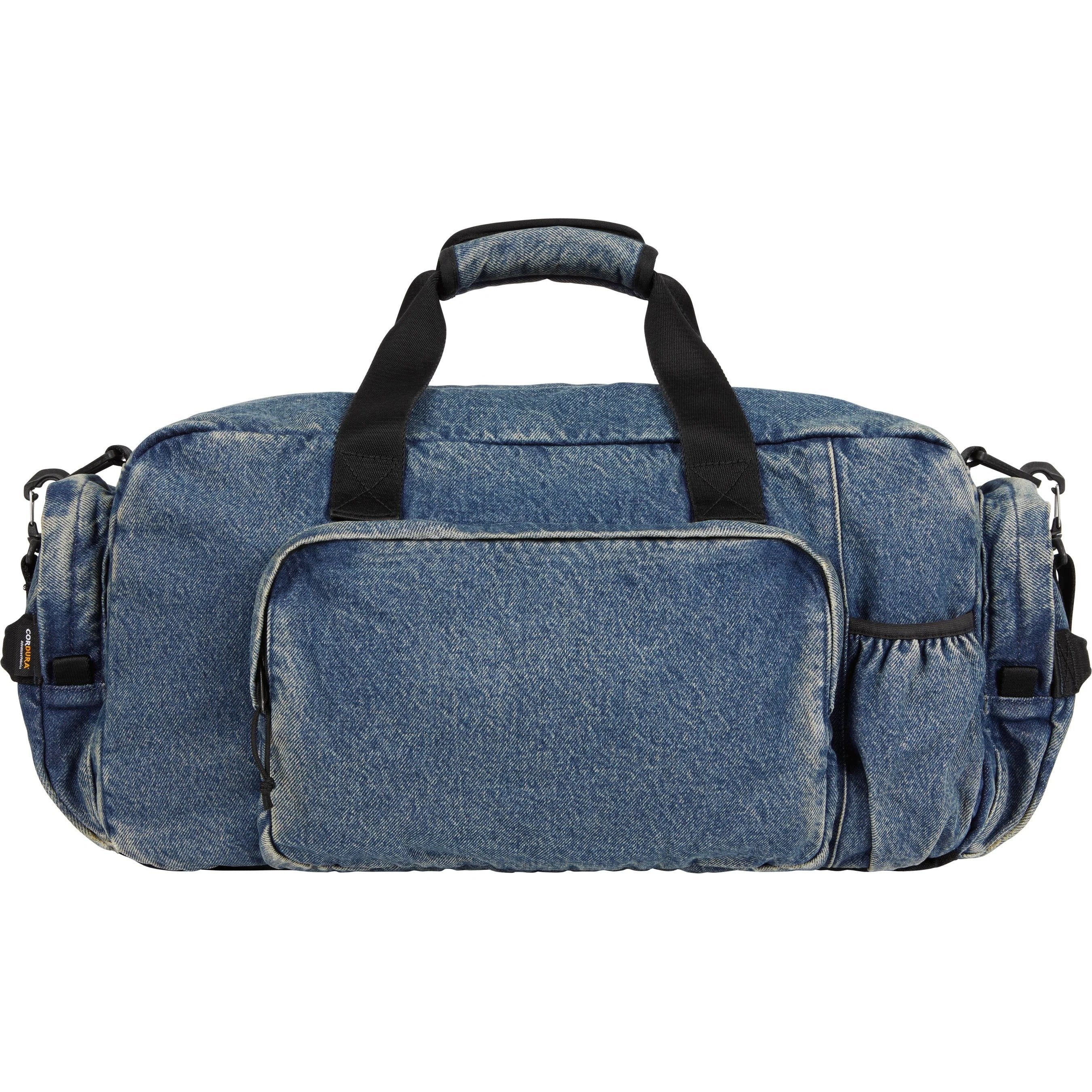 Supreme Denim Duffle Bag Washed Indigo – shoegamemanila