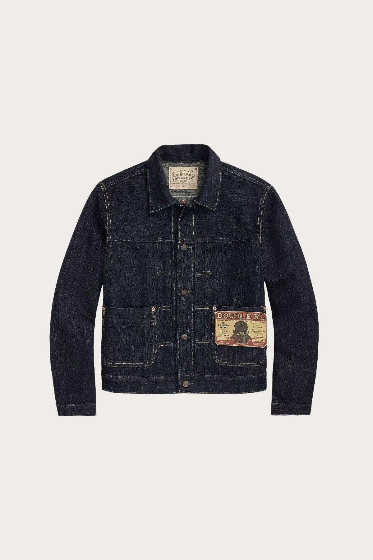 RRL Limited-Edition Embroidered Denim Jacket | Rinse | Canoe Club