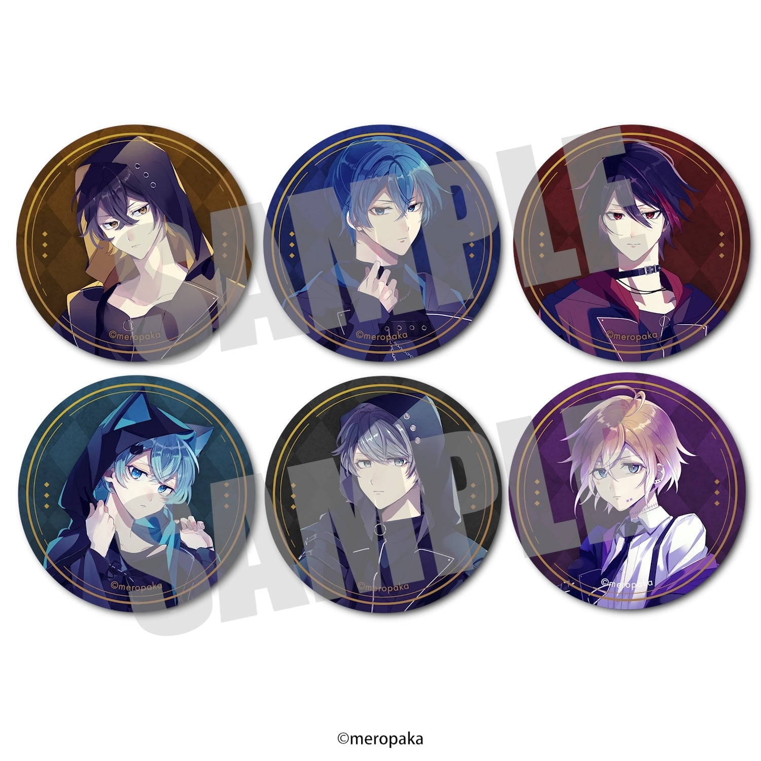 8月上旬頃発送予定]めろぱかランダム缶バッジ サマーフェスティバルver