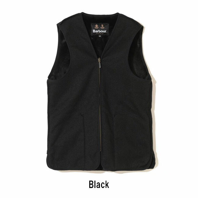 Barbour バブアー SL FRONT ZIP FUR LINER VEST スリムフィット