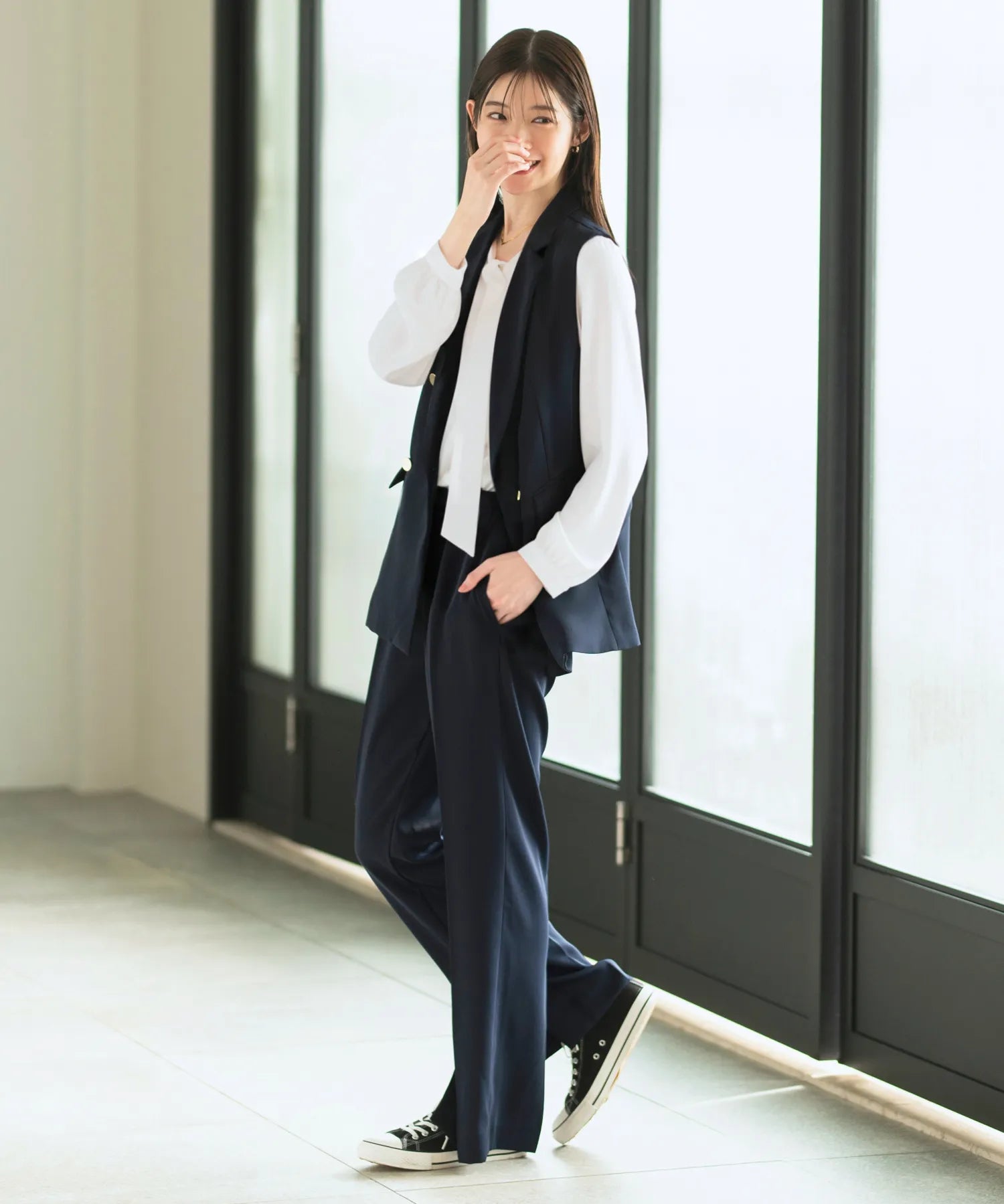 ジョーゼットカセットジレ・パンツセットアップ – shop-celen