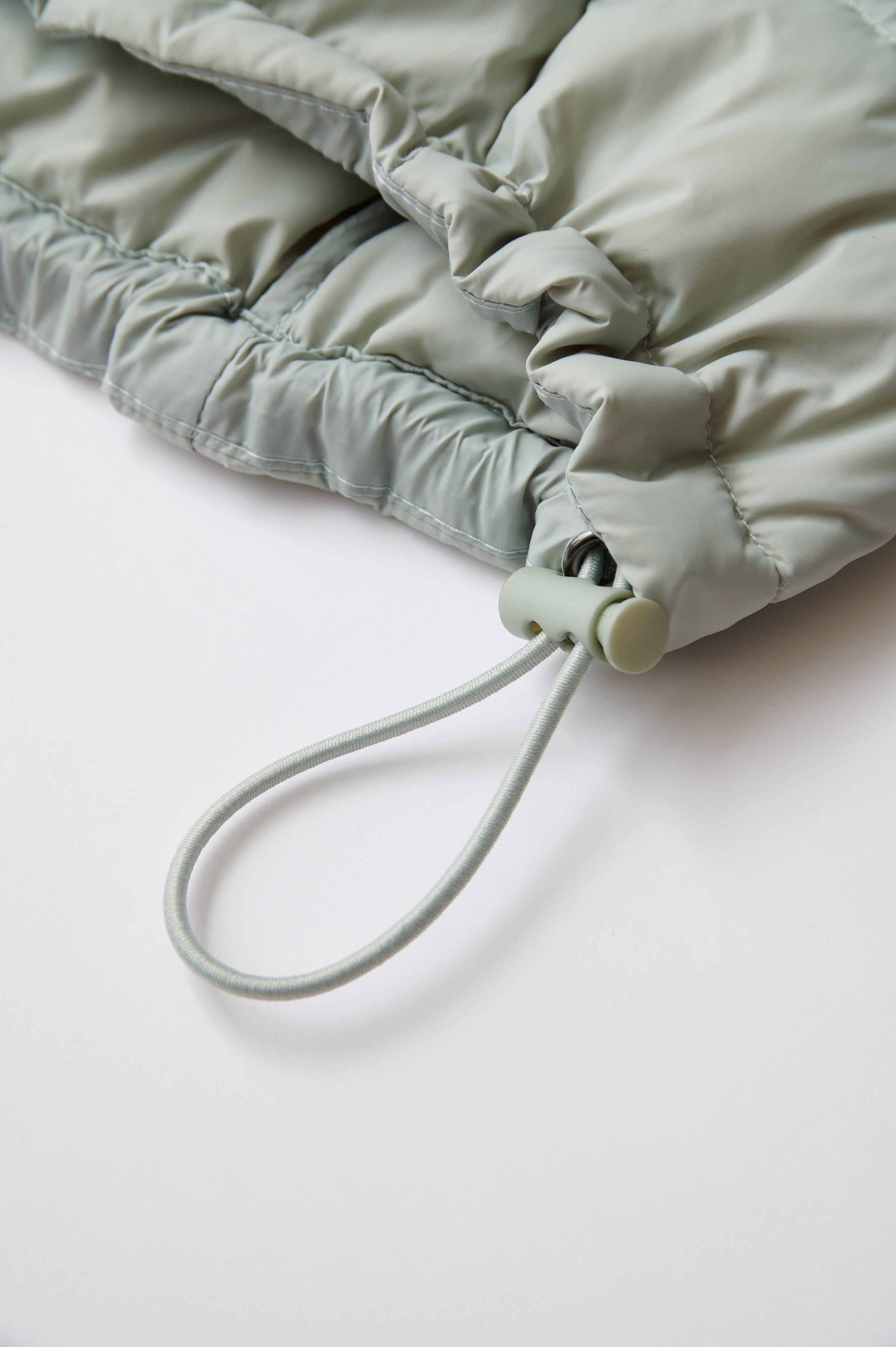 SHELL DOWN JACKET LIGHT GREEN – FEELS.