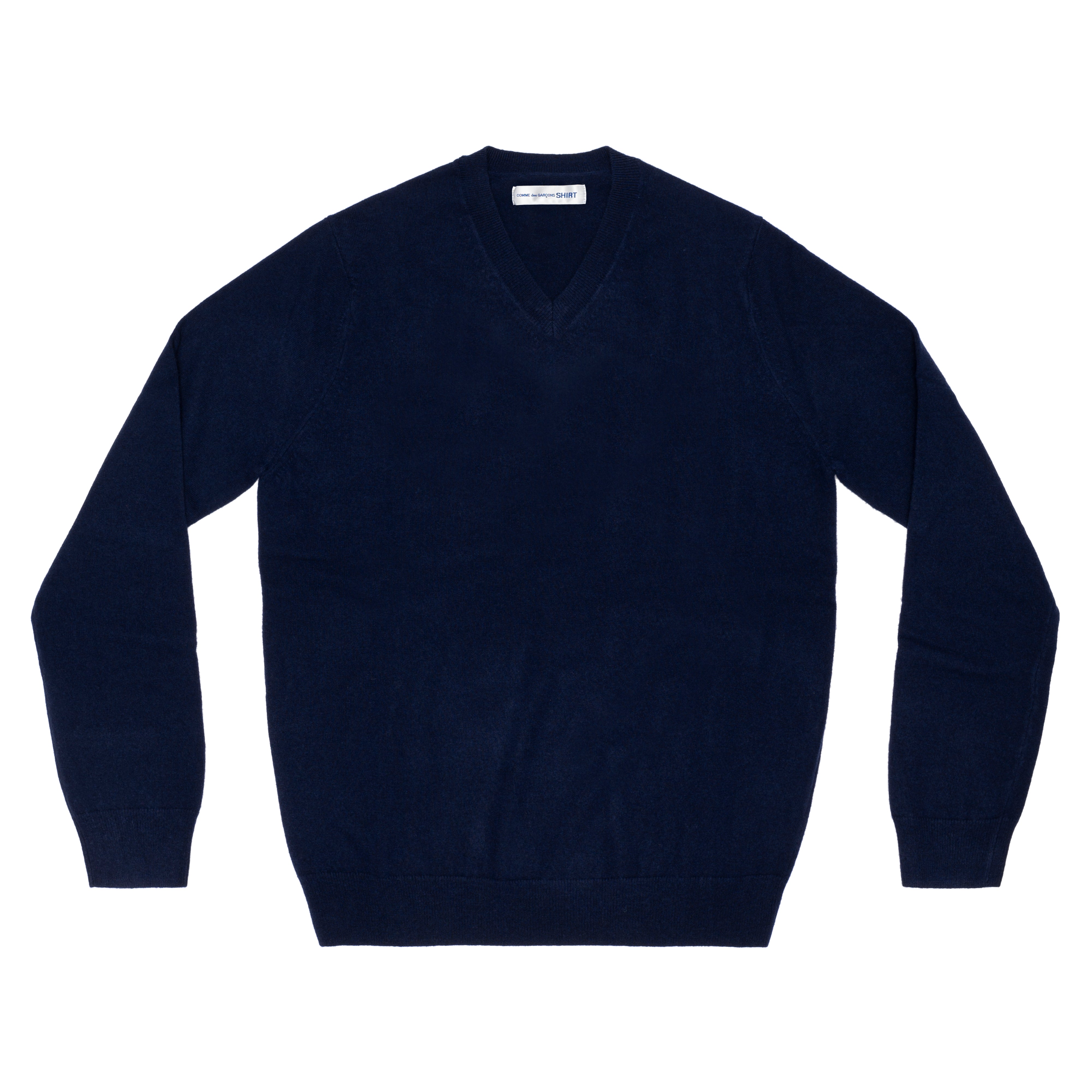 CDG SHIRT FOREVER: V-Neck Pullover (NAVY) | DSMG E-SHOP