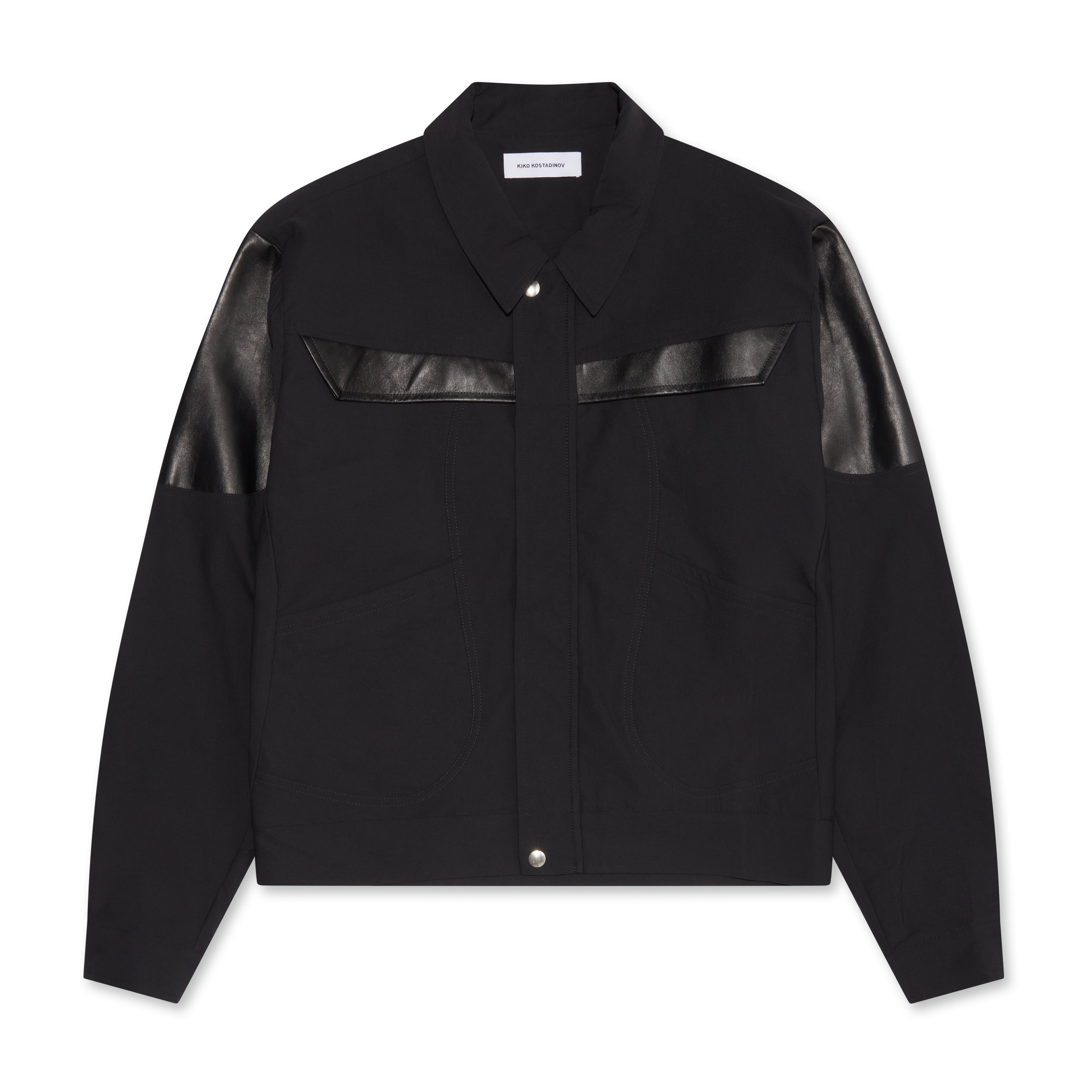 Kiko Kostadinov: Mcnamara Uniform Jacket (Black) | DSMS E-SHOP