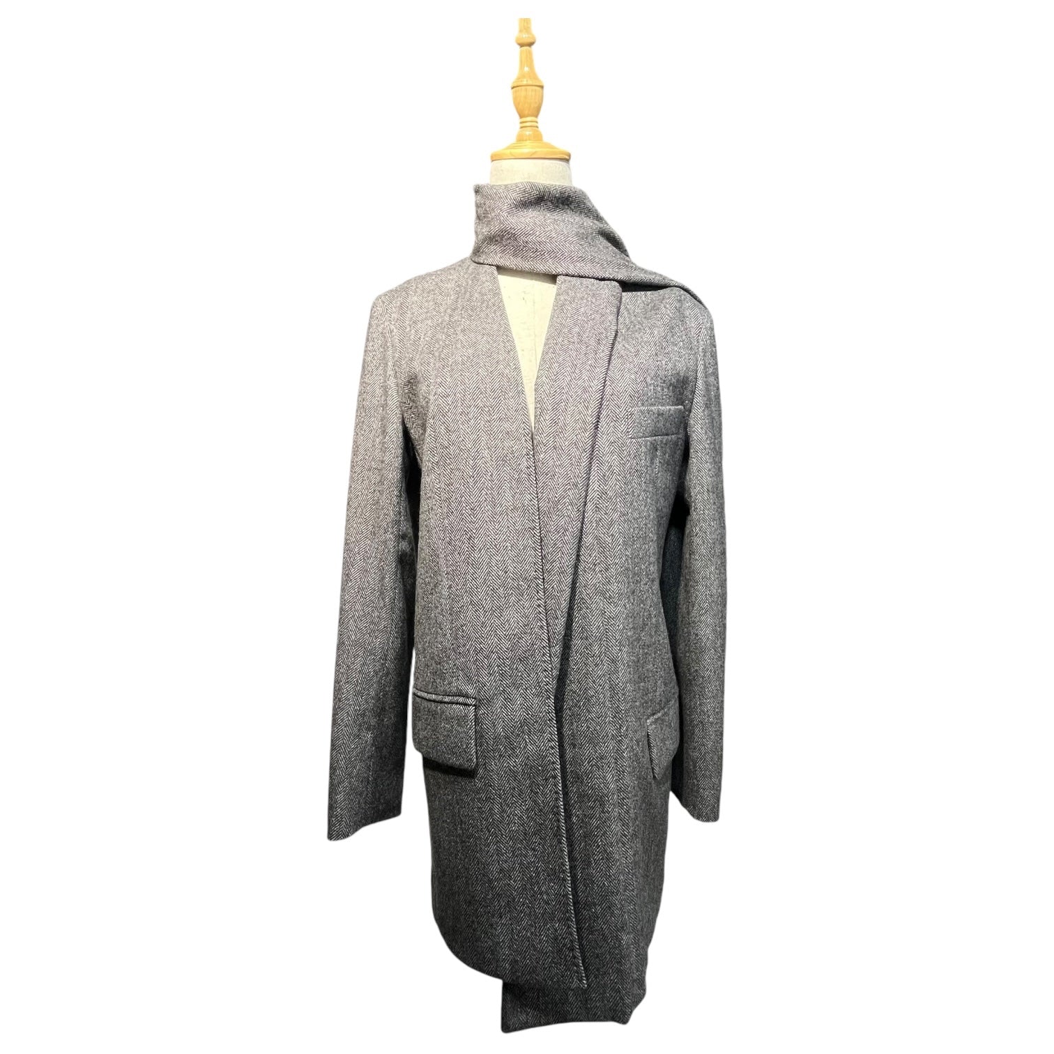 HERMES(エルメス) BY MARGIELA tweed stole jacket マルジェラ期