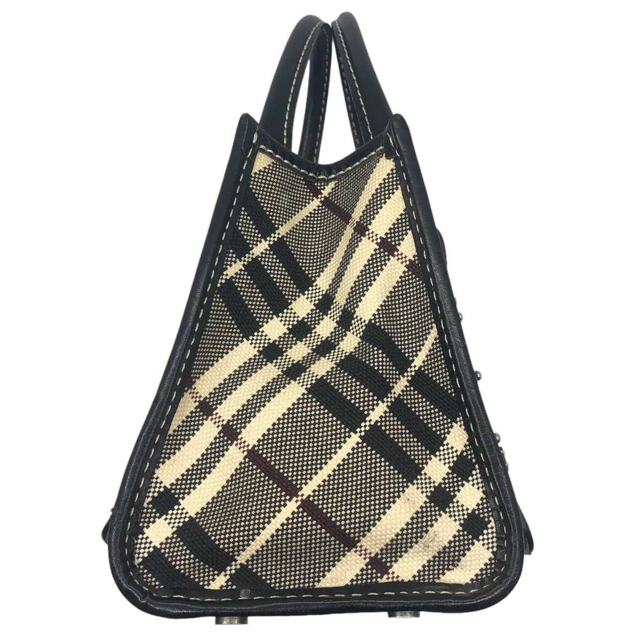 バーバリーブルーレーベル バックリボンキャミ ノバチェック ブラック