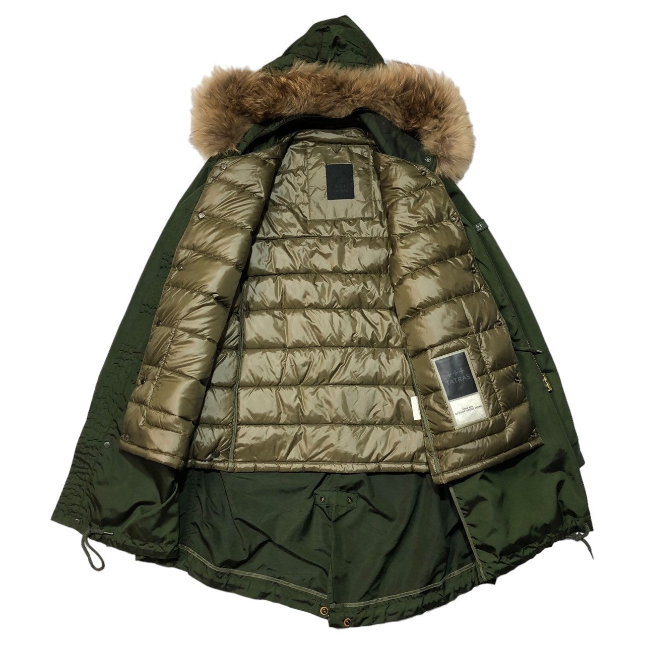 TATRAS(タトラス) 18AW MONTE liner mod coat ラクーンファー ダウン