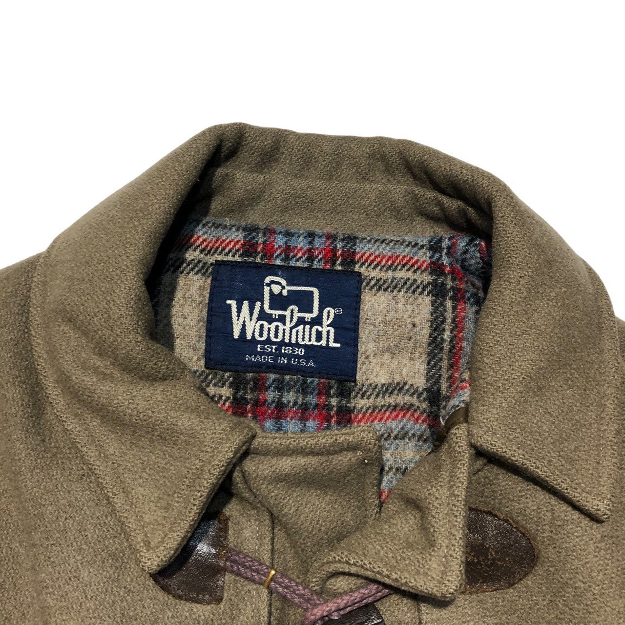 WOOLRICH(ウールリッチ) 80's melton wool duffel coat メルトン