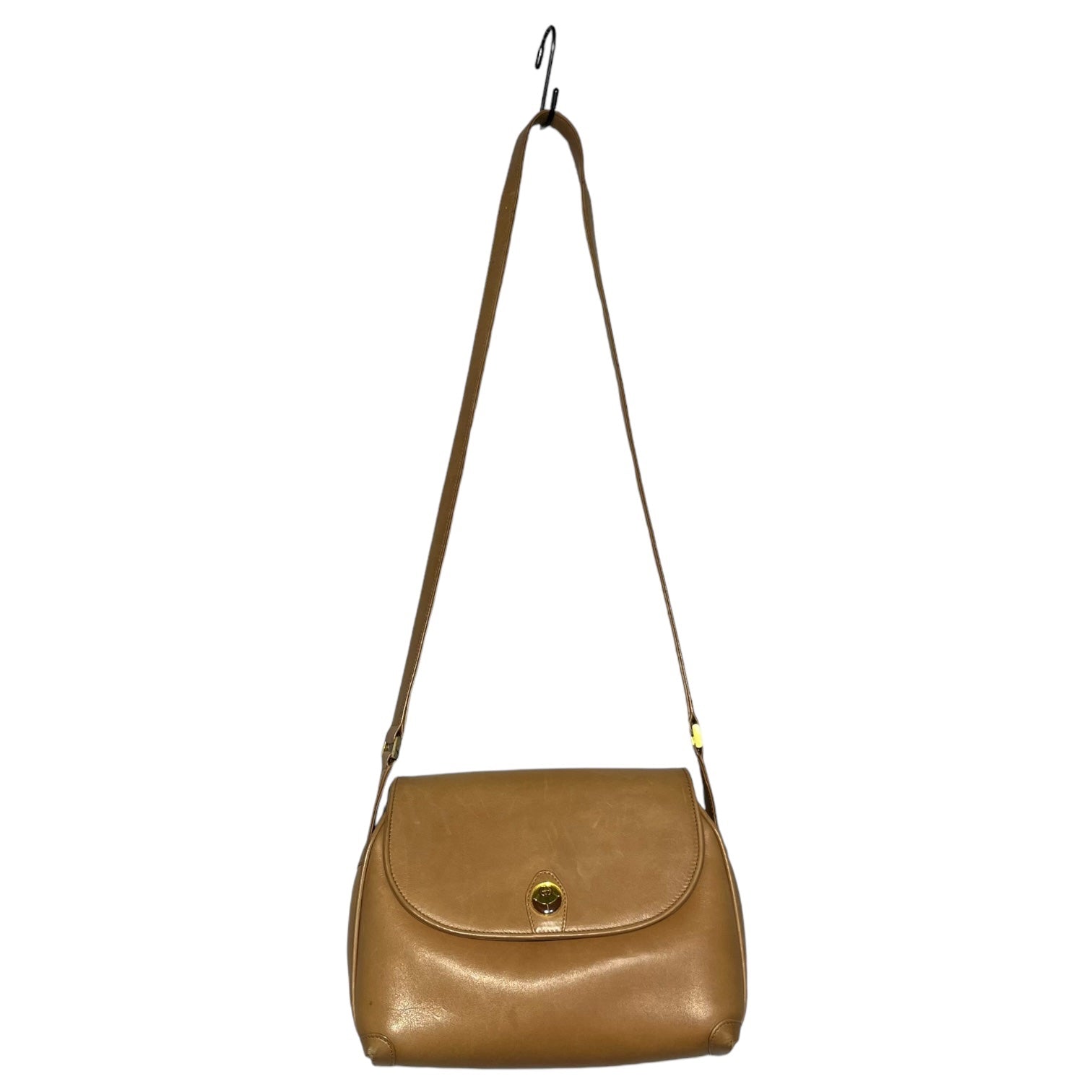 GUCCI(グッチ) GG logo vintage leather shoulder bag ロゴ