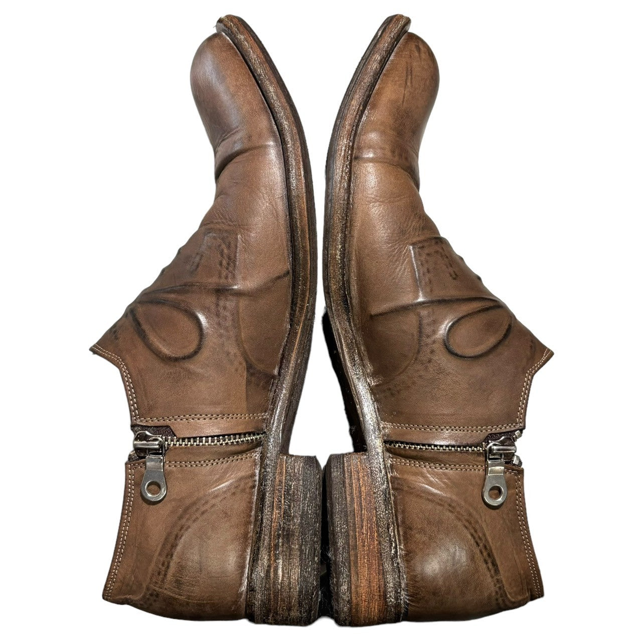 MIHARA YASUHIRO(ミハラヤスヒロ) 00's Broiled side zip leather