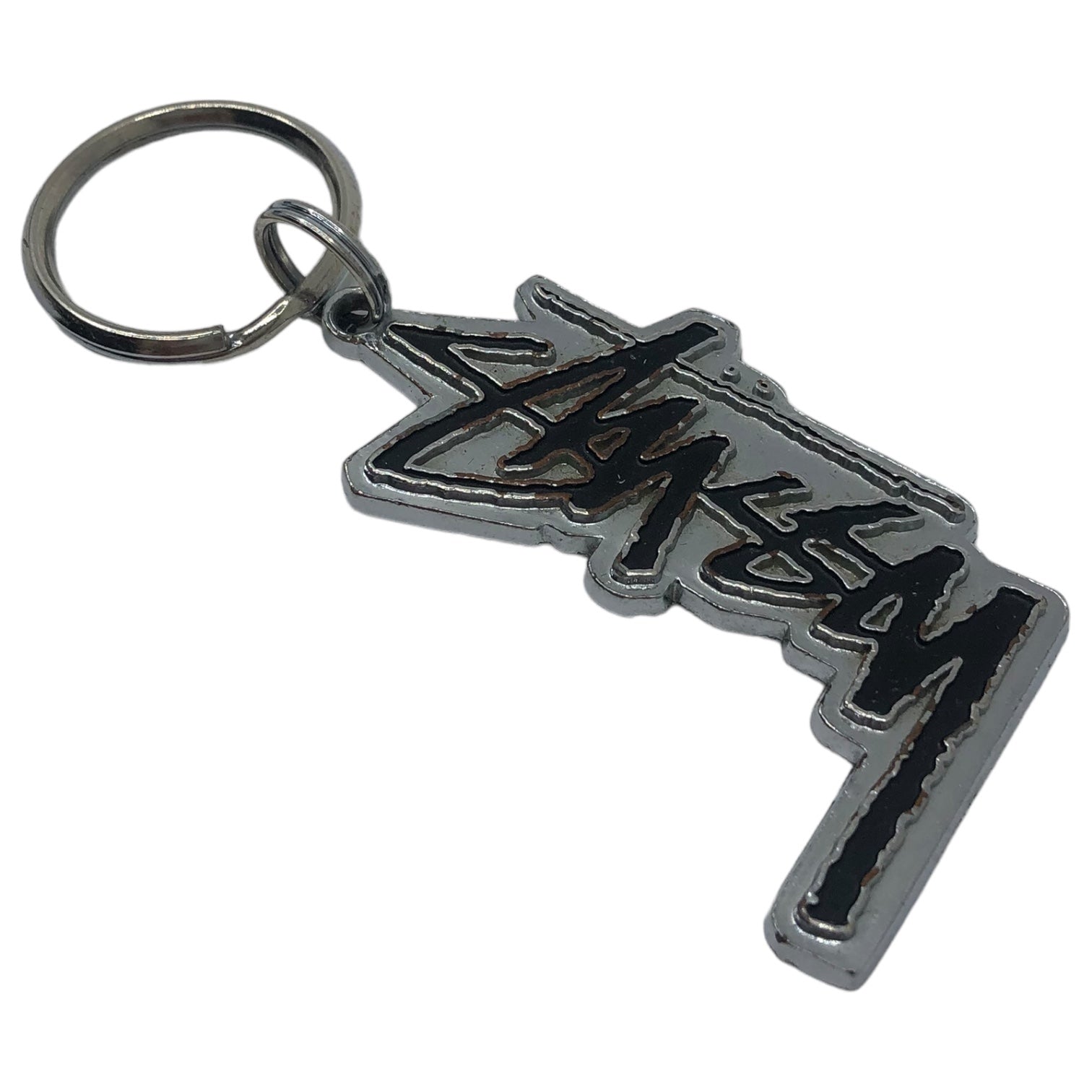 STUSSY(ステューシー) 90s~00s stock logo key ring ストック ロゴ