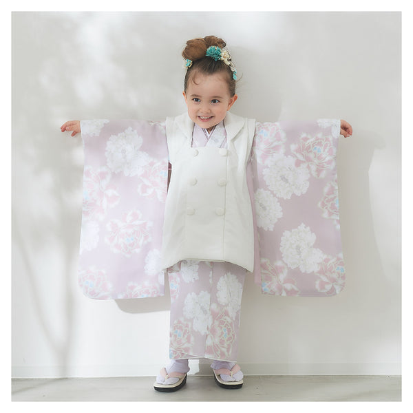 七五三 3歳 女の子 被布セット ピンク – 日本のモノと踊りnakaya