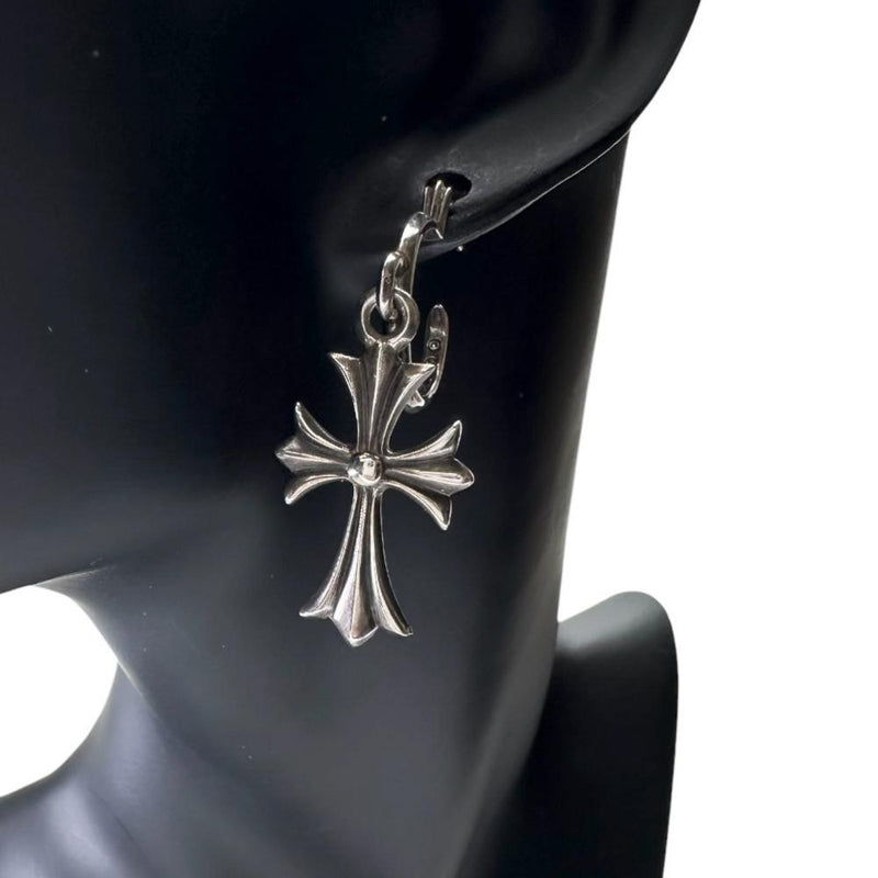 CHROME HEARTS/クロムハーツ】 タイニーCHクロスフープ ピアス