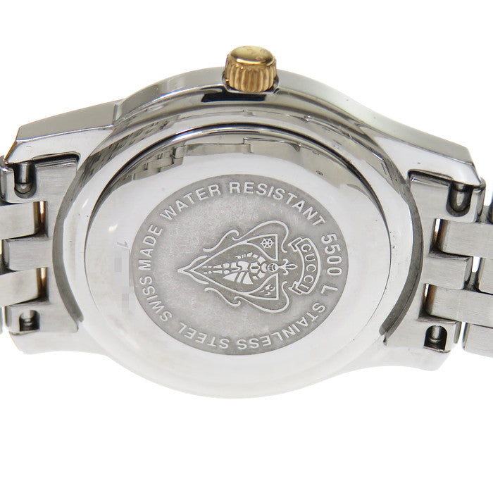 GUCCI/グッチ】 5500L 腕時計 ステンレススチール/GP クオーツ ピンク