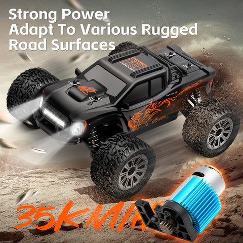 WLtoys 164018 1/16 4WD RC Monster Truck - 35km/h Off-Road – Makerfire