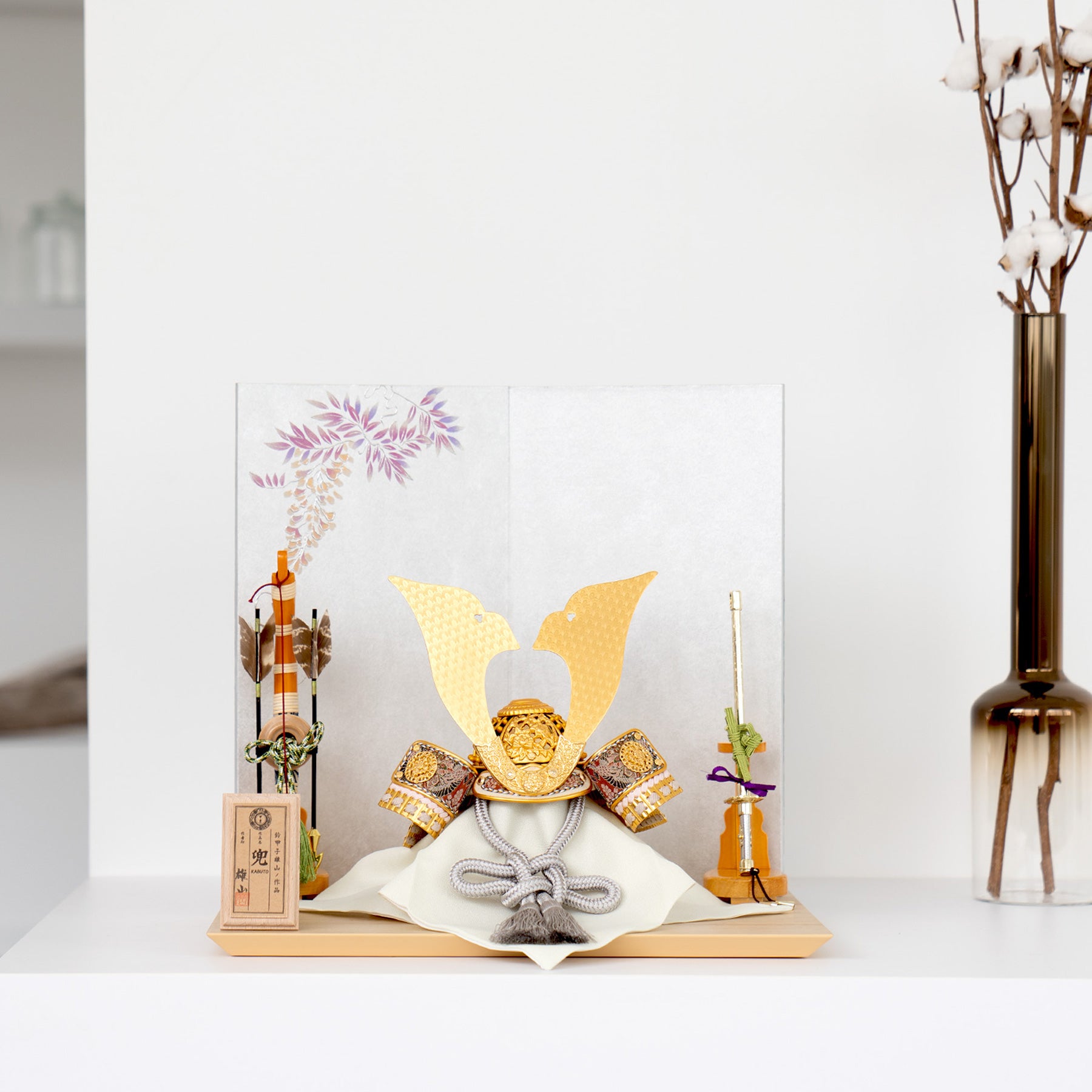 真作/桜松園/櫻松園/富士に人物画賛/絹表装/桐箱二重箱付/布袋屋掛軸HI-32