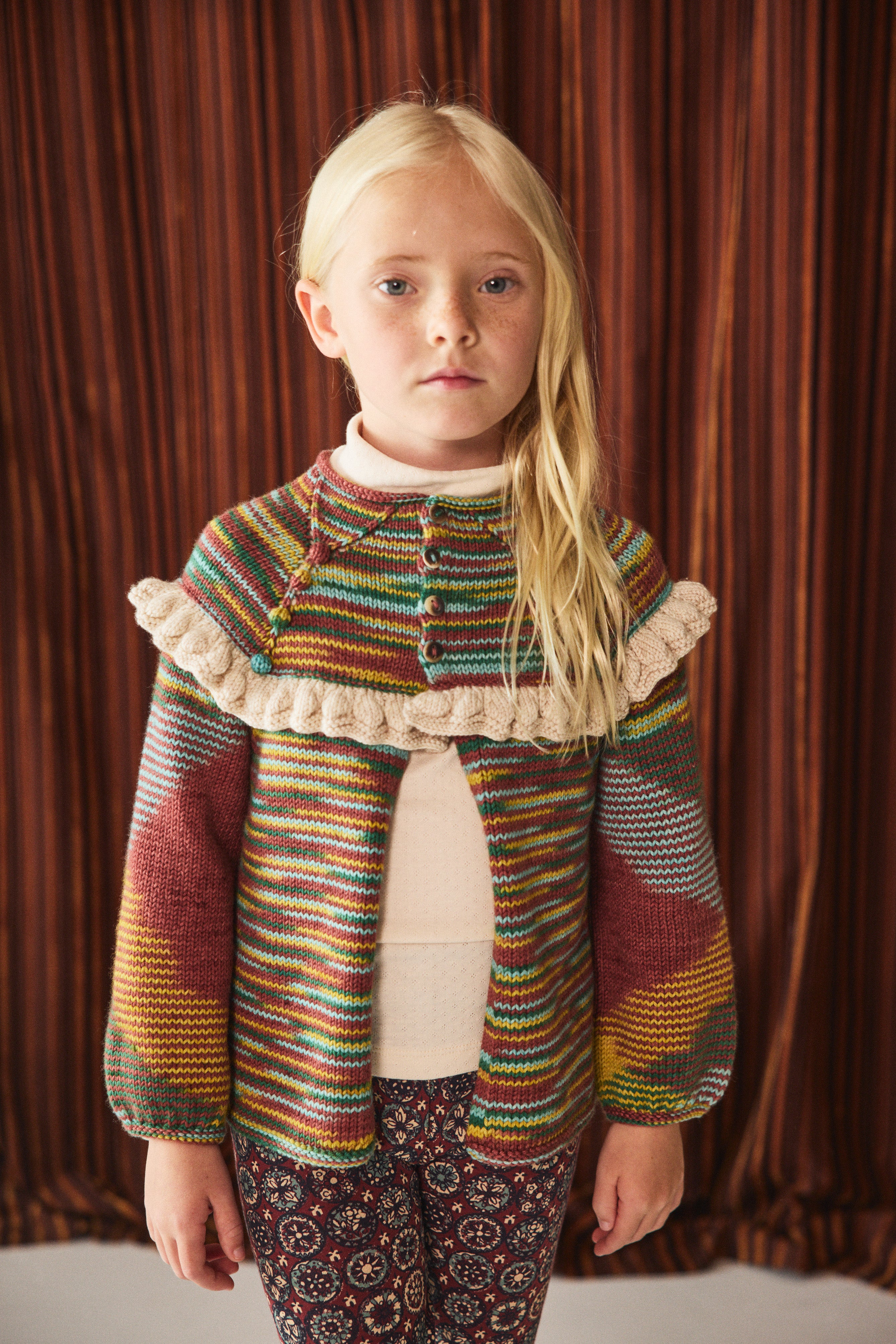 Ruffle Cardigan – Misha & Puff