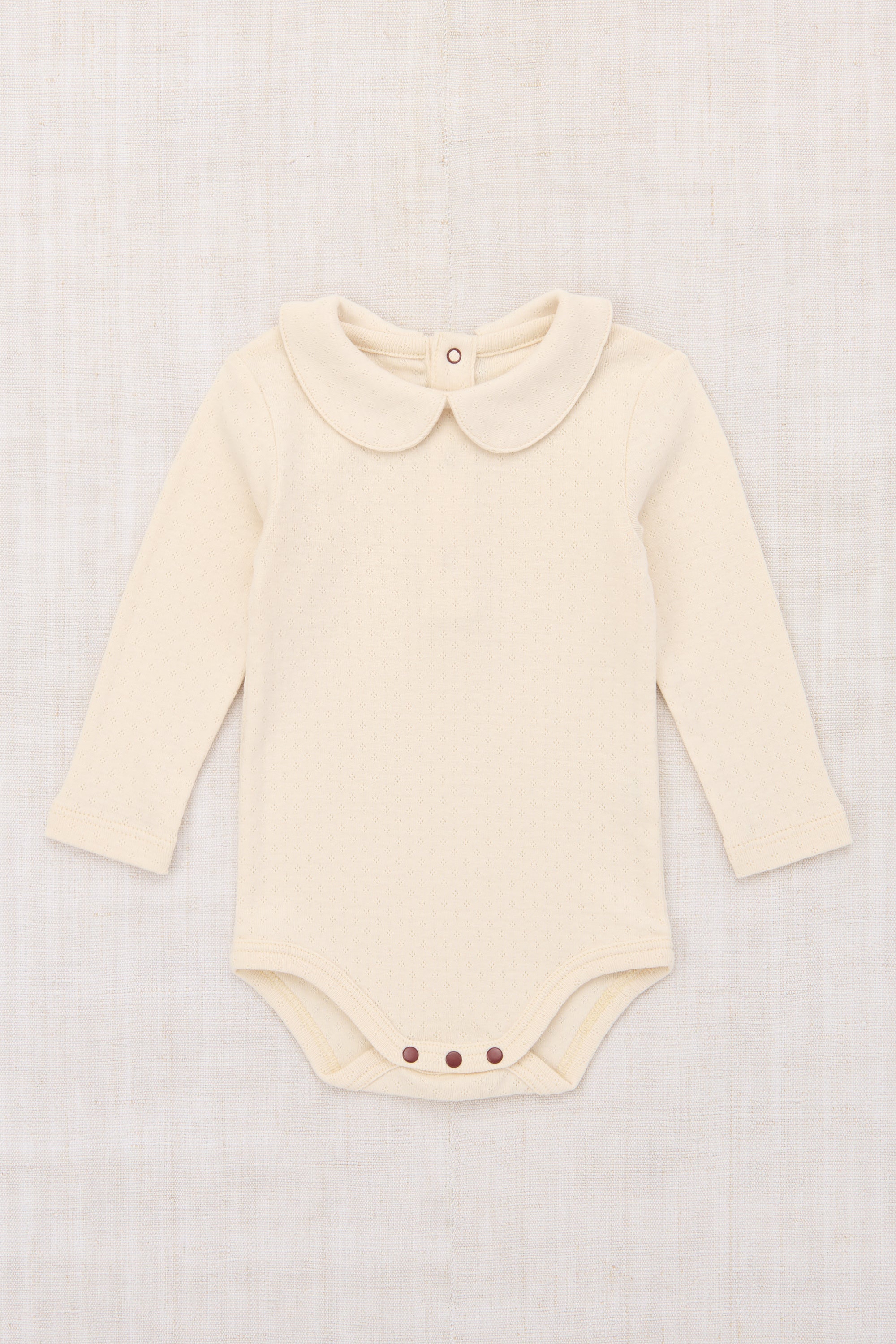 Baby Pointelle Petit Collar Onesie – Misha & Puff