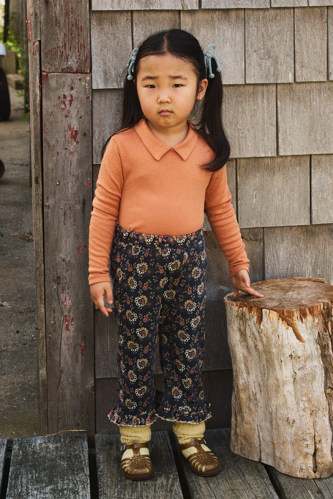 Ruffle Pedal Pusher – Misha & Puff