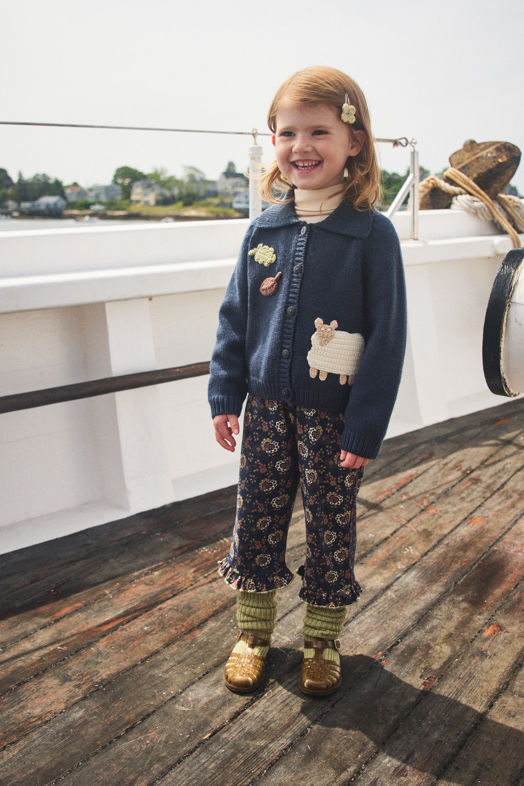 Ruffle Pedal Pusher – Misha & Puff