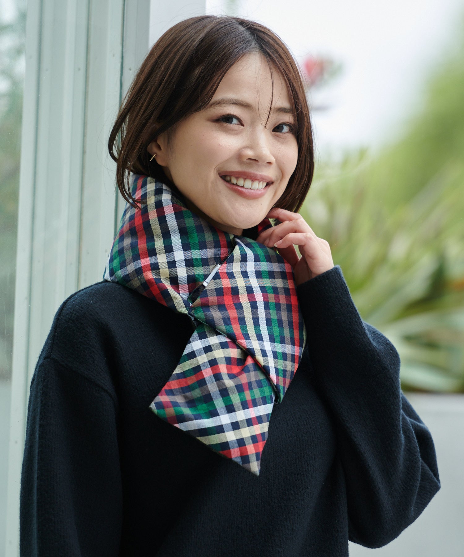 シェア リバーシブルダウンマフラー（マフラー/ユニセックス