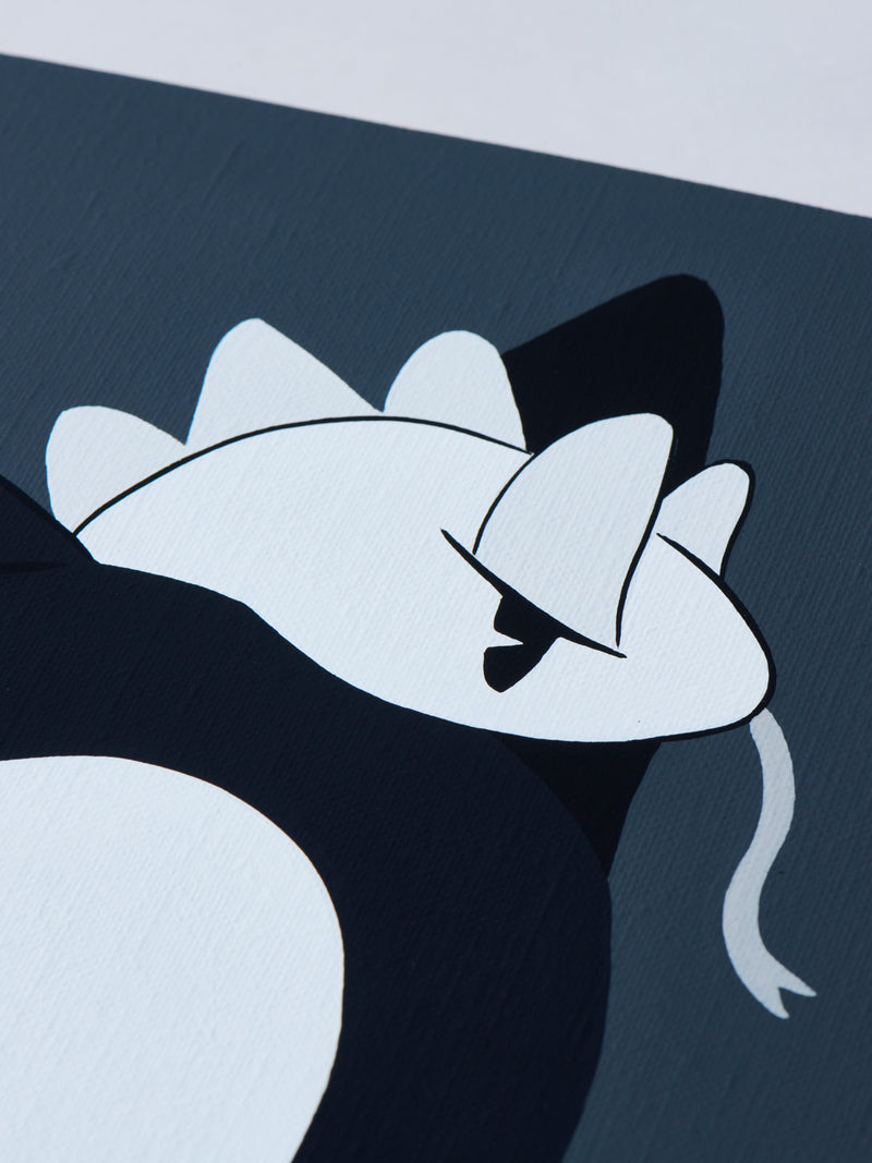 アーティスト LOTTA《SOCKS & HEBI》 オリジナル絵画 （Numero CLOSET）