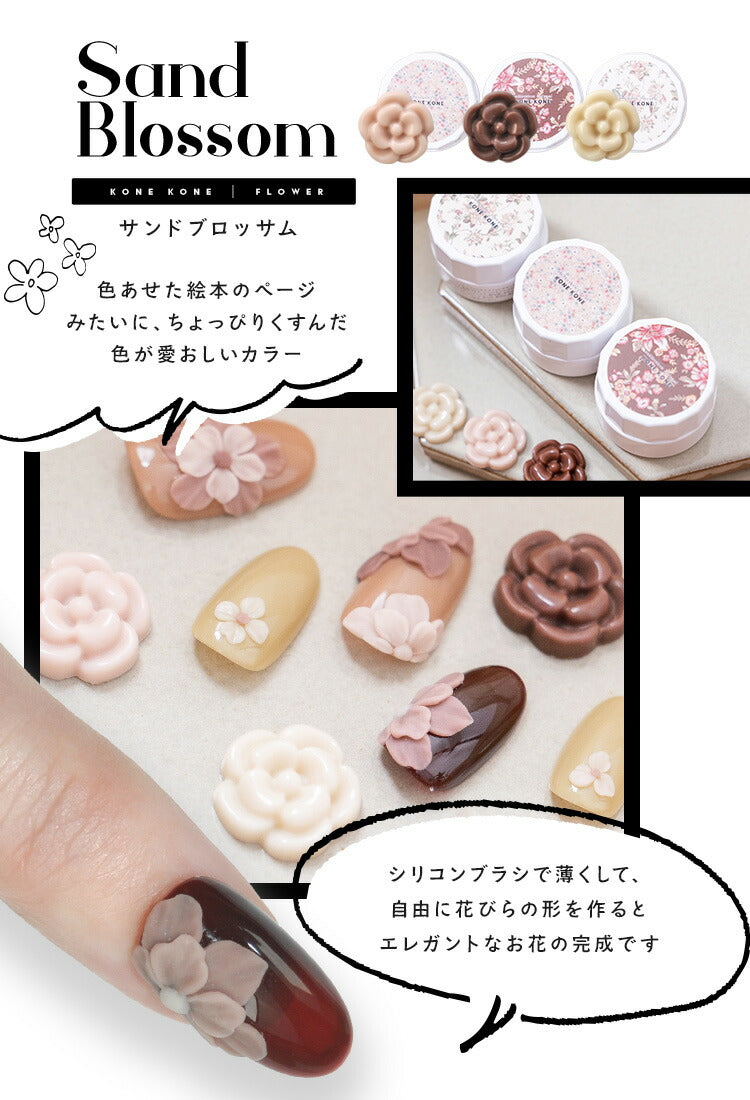 粘土ジェルできちゃう3色セット『 コネコネ KONE KONE 』 粘土ジェル