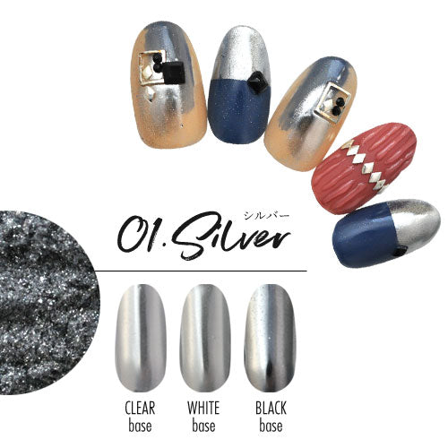 ジェルネイル カラーミラーパウダー ミラーパウダー クロムパウダー