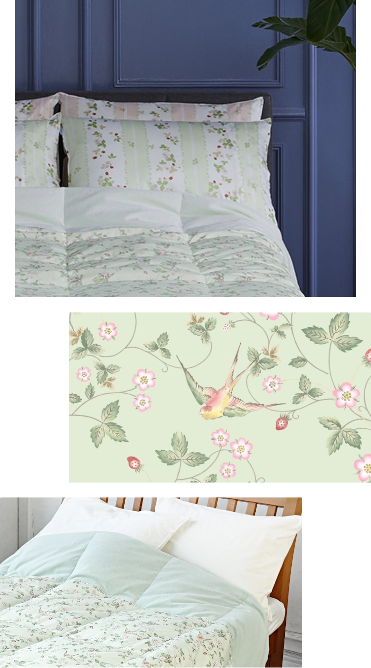 ウェッジウッドの羽毛ふとんで素敵な眠りのひととき│nishikawa（西川