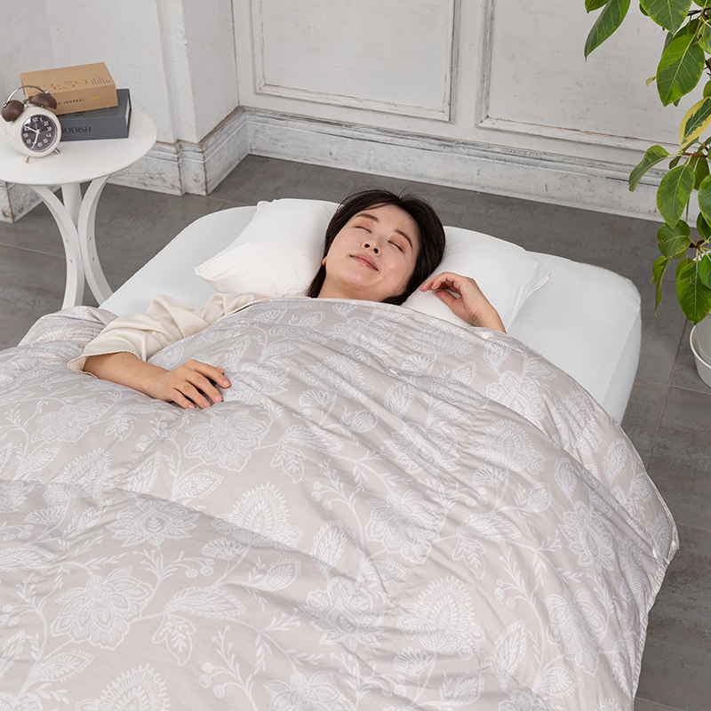 抗菌・軽くてやわらか 洗える羽毛肌掛けふとん（組み合わせ羽毛ふとん