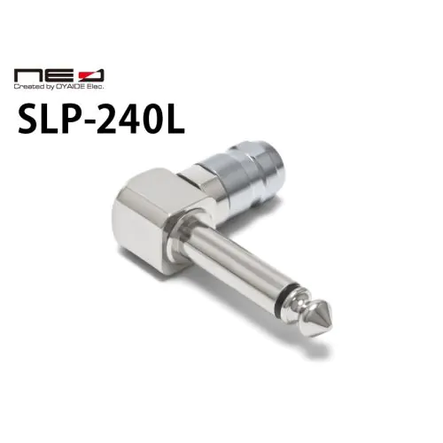 SLP-240L ソルダーレスプラグ （L型6.3mmモノラル）