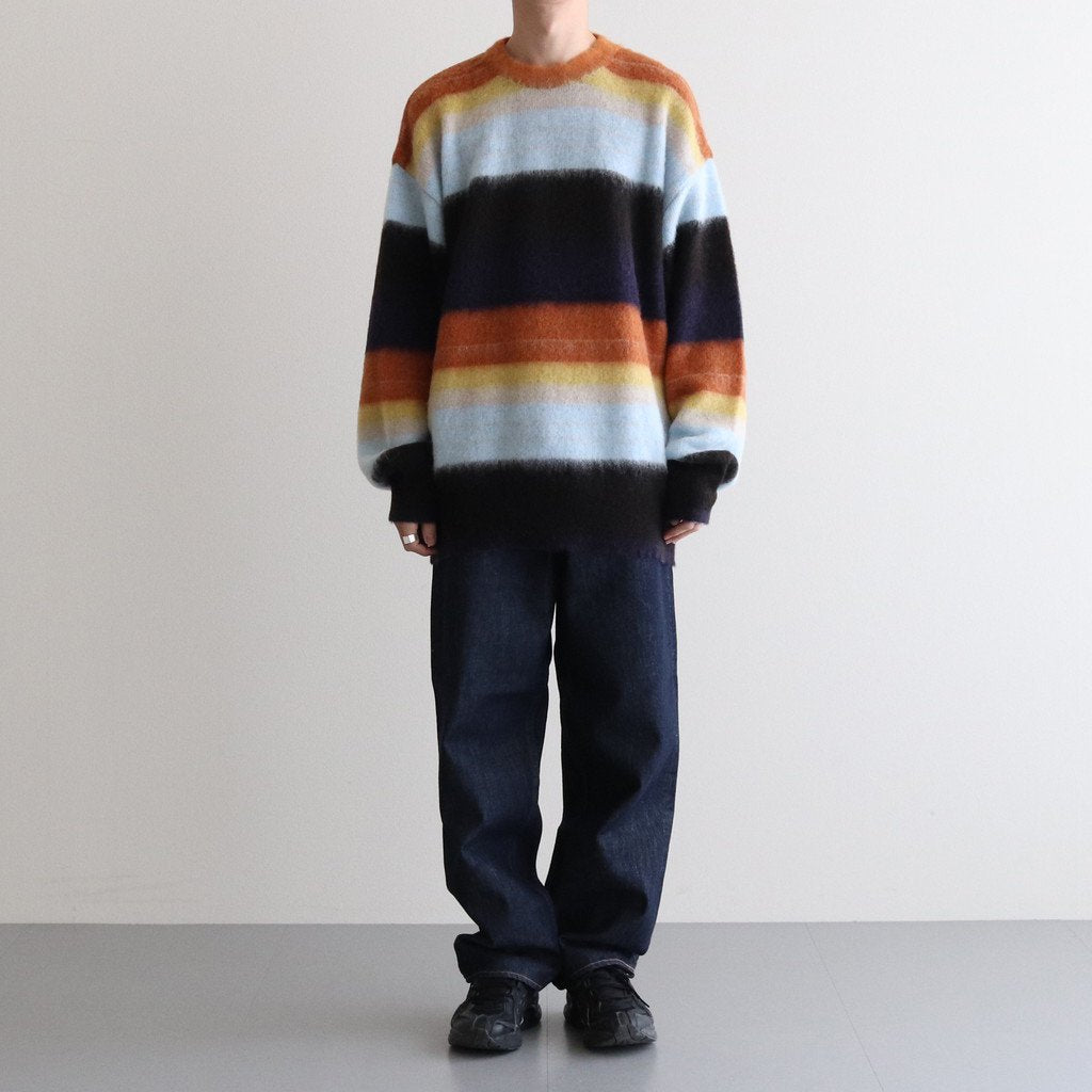 COLOR COMBINATION MOHAIR LS #MULTI STRIPES [ST.533-2] _ stein